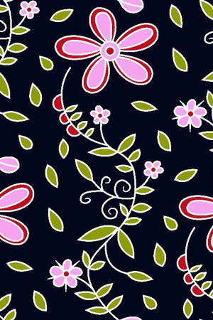 时尚小碎花印花华亿平台图片