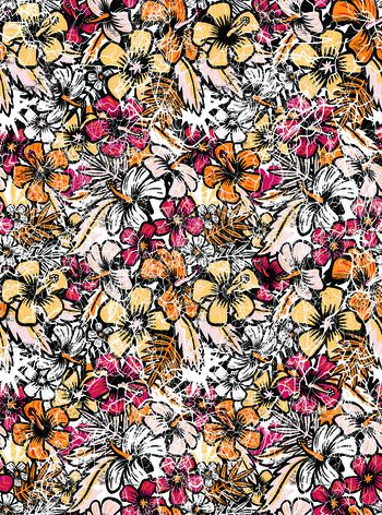 乱花印花华亿平台图片