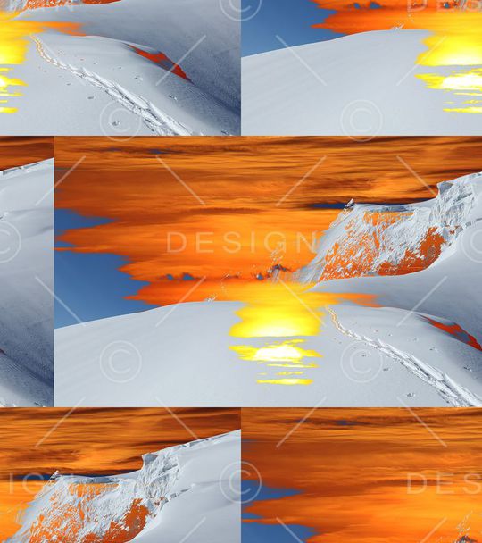 雪山印花华亿平台图片