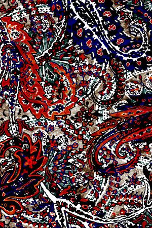 佩斯利印花华亿平台图片