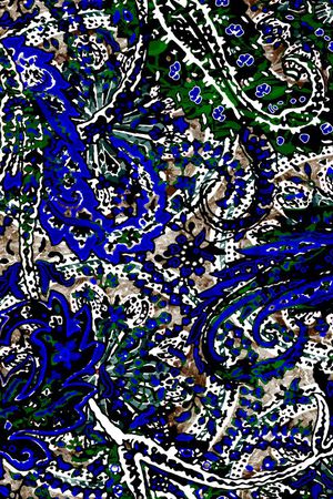 佩斯利印花华亿平台图片