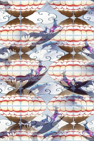 手绘印花华亿平台图片