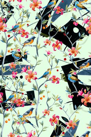 手绘印花华亿平台图片