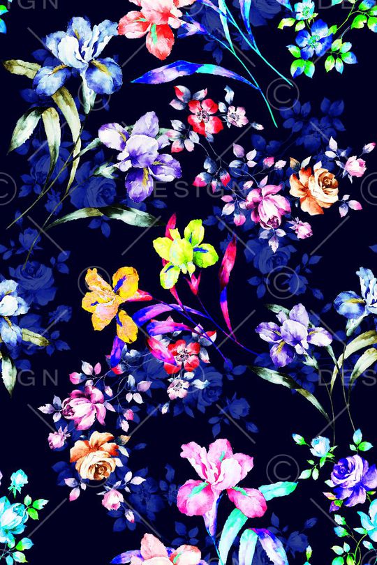 手绘印花华亿平台图片