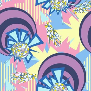 不规则几何印花华亿平台图片