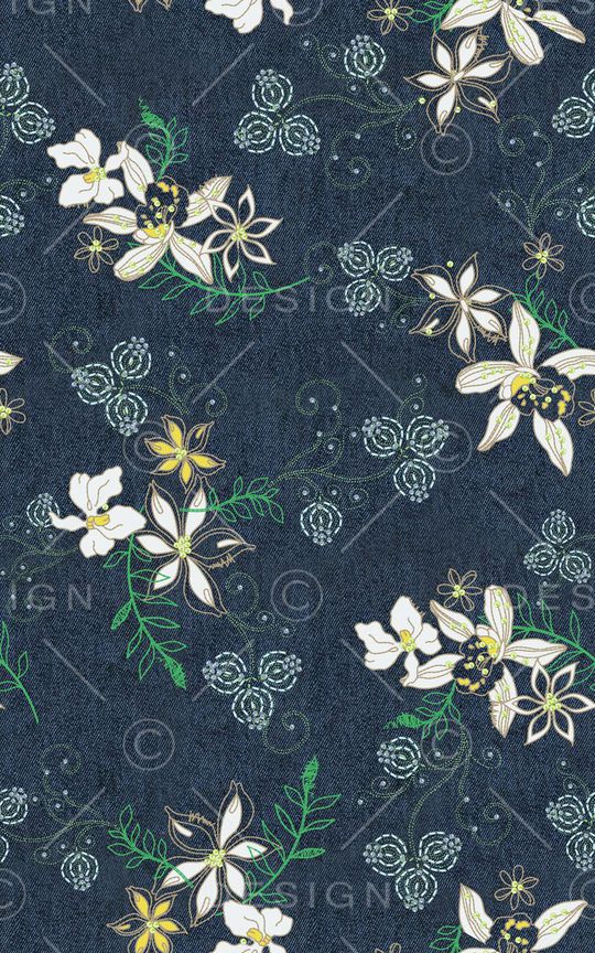 花朵印花华亿平台图片