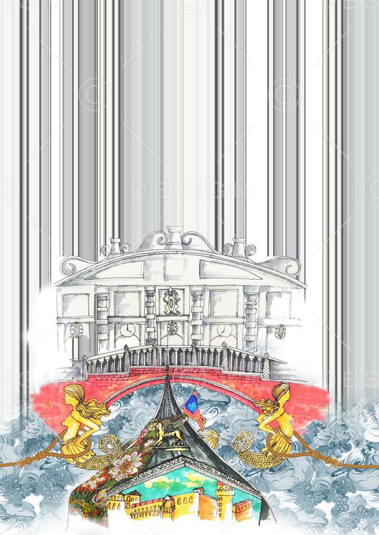 巴洛克印花华亿平台图片