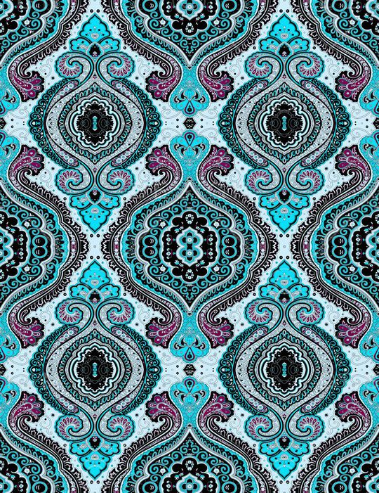 巴洛克印花华亿平台图片