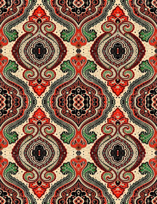 巴洛克印花华亿平台图片