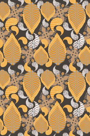 腰果花组合印花华亿平台图片