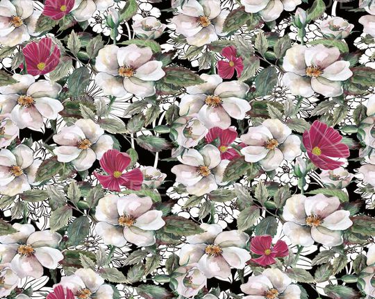 花朵印花华亿平台图片