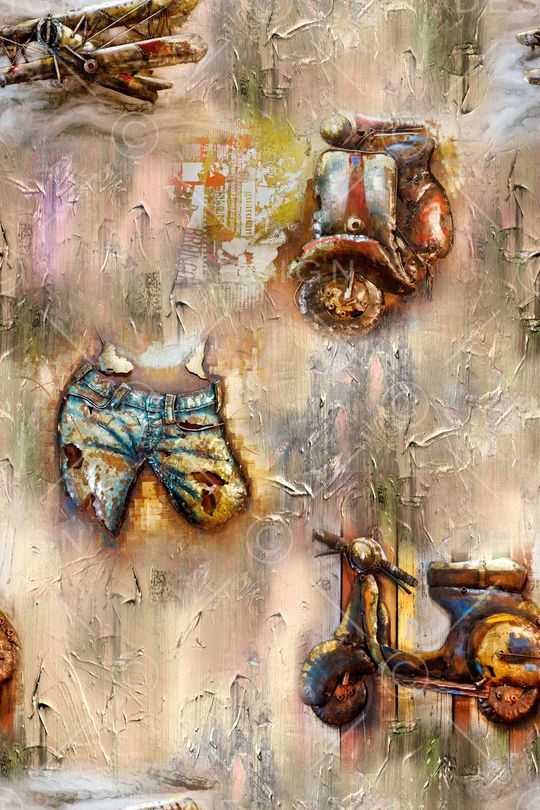 抽象印花华亿平台图片