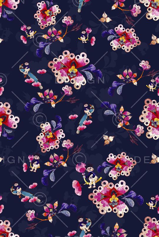 民族风印花华亿平台图片