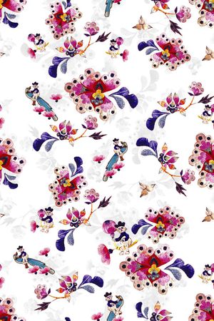 民族风印花华亿平台图片