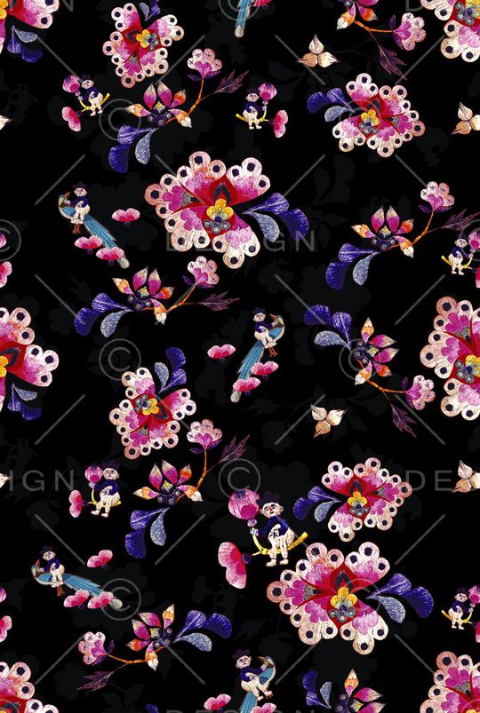 民族风印花华亿平台图片