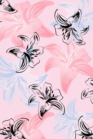 花朵印花华亿平台图片