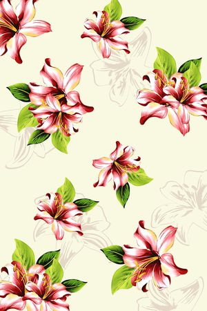 花朵印花华亿平台图片