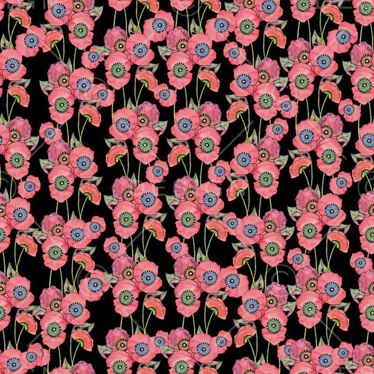 花朵印花华亿平台图片