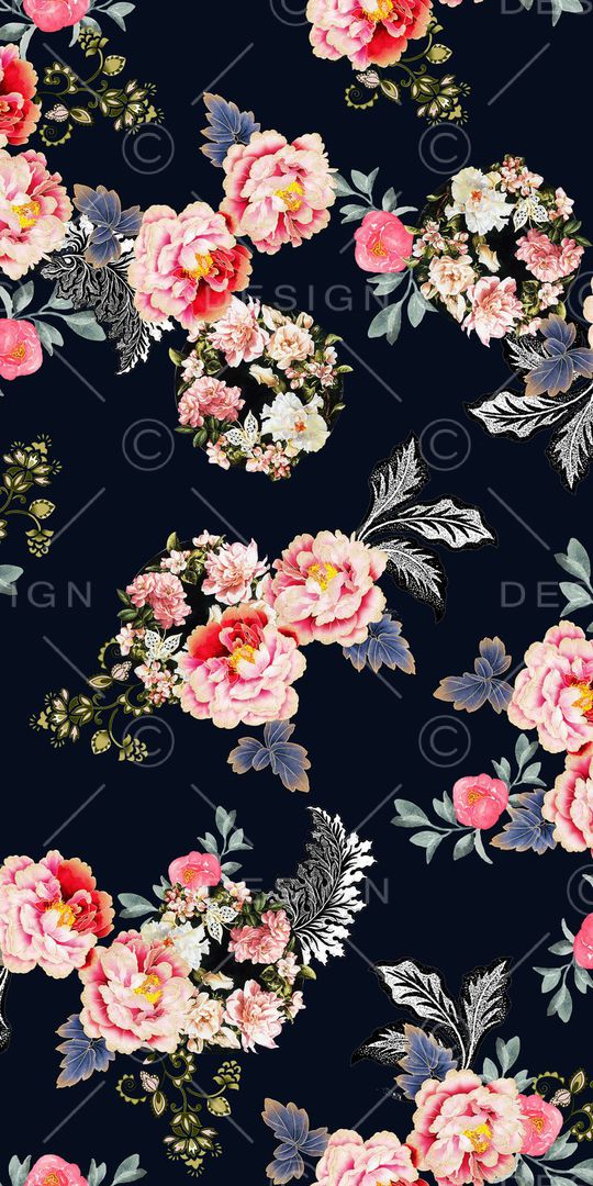 大牌时尚印花华亿平台图片