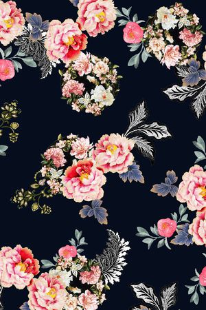 大牌时尚印花华亿平台图片