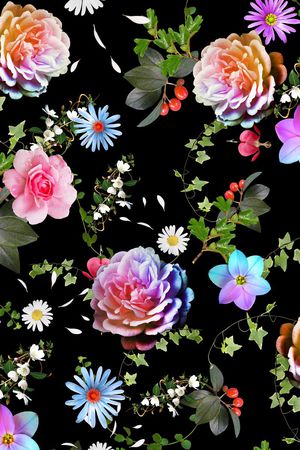 树叶枝条印花华亿平台图片