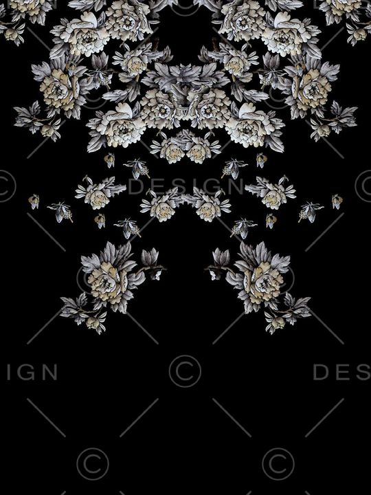 男装T桖胸花印花华亿平台图片