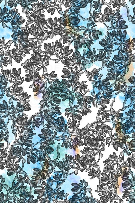 黑白风印花华亿平台图片