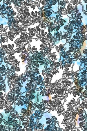 黑白风印花华亿平台图片