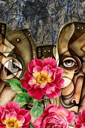 女装定位印花华亿平台图片