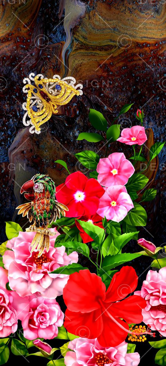 女装定位印花华亿平台图片