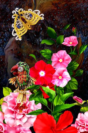 女装定位印花华亿平台图片