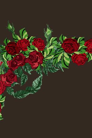 玫瑰印花华亿平台图片