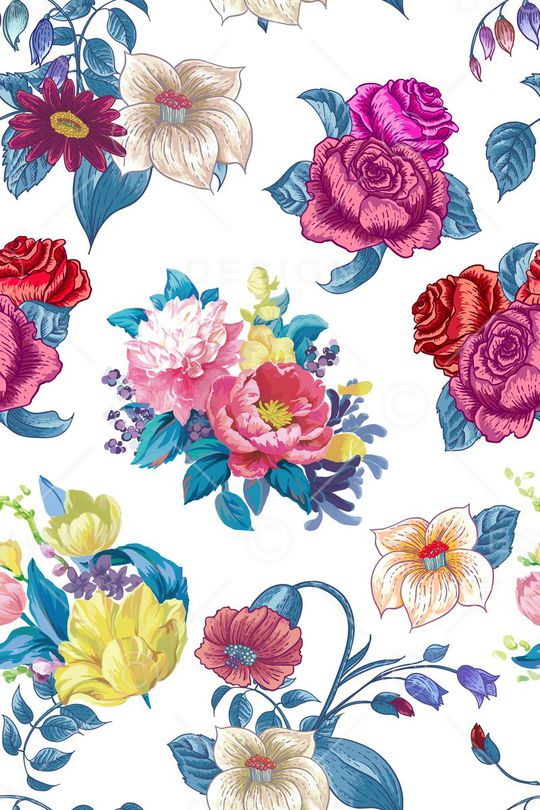 乱花印花华亿平台图片