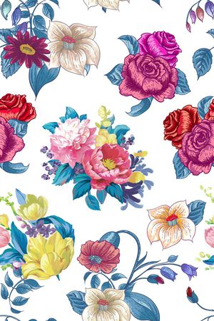 乱花印花华亿平台图片