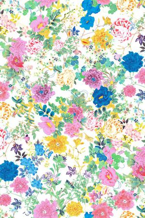 牡丹印花华亿平台图片