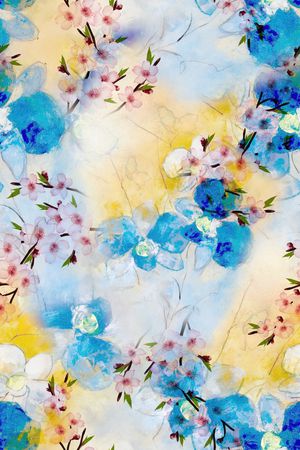 碎花印花华亿平台图片