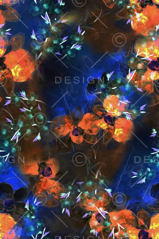 碎花印花华亿平台图片