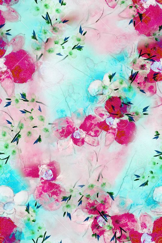 碎花印花华亿平台图片