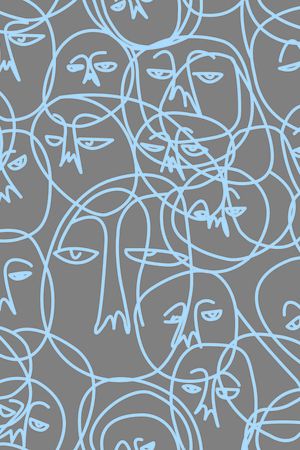 不规则几何印花华亿平台图片