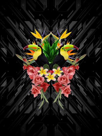 花朵印花华亿平台图片