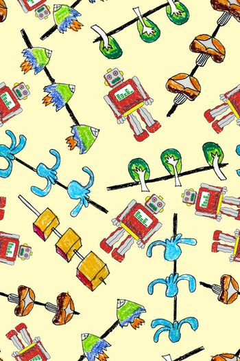 儿童画印花华亿平台图片