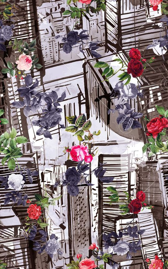 花朵印花华亿平台图片