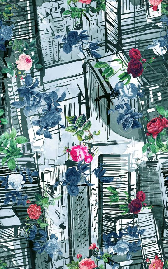 花朵印花华亿平台图片