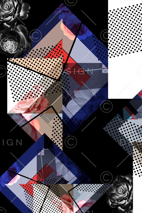 波点印花华亿平台图片