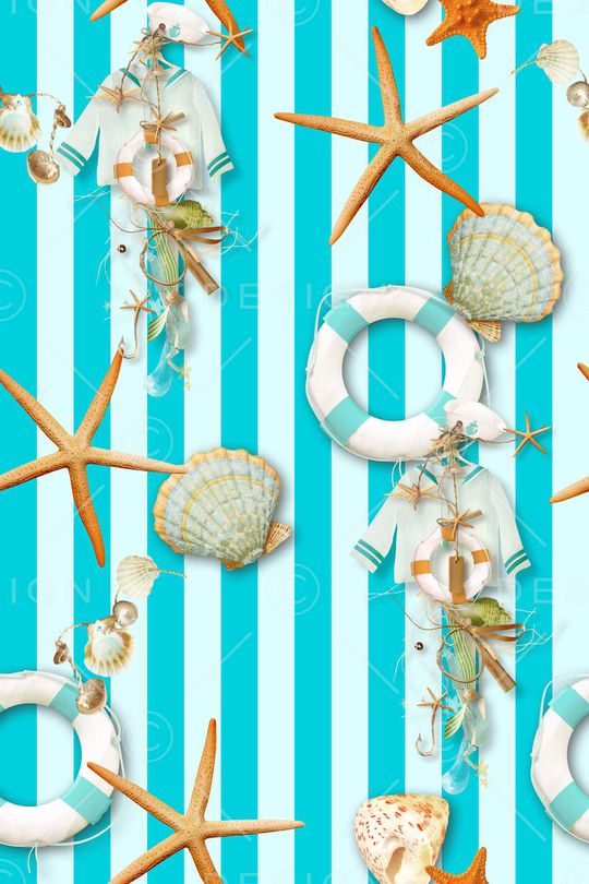 热带鱼印花华亿平台图片