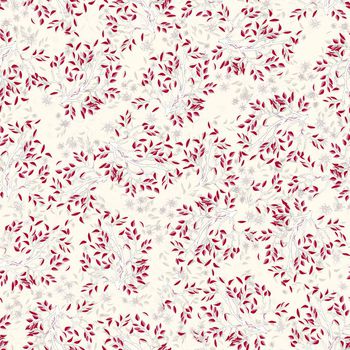 681029-小清新树枝雪花红