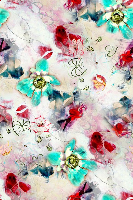 抽象印花华亿平台图片