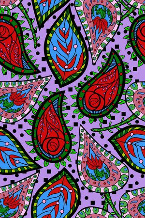 佩斯利印花华亿平台图片