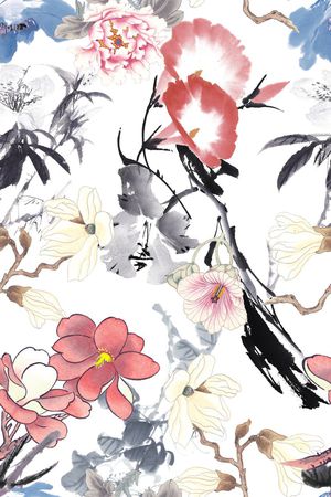 中国风印花华亿平台图片