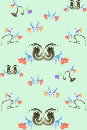 梦绕田园小花印花华亿平台图片